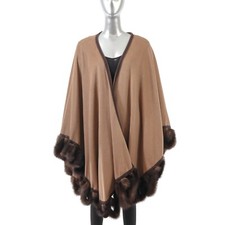 Camel cashmere cape for sale  Mc Lean