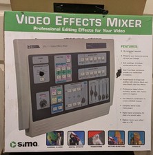Mixer de efeitos de vídeo Sima modelo SFX-11 com caixa e cabos NÃO TESTADO  comprar usado  Enviando para Brazil