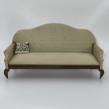 Sofá-cama vintage Sonia Messer casa de bonecas miniatura seda crua costas camelo 1:12 comprar usado  Enviando para Brazil
