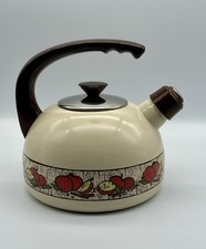 Usado, Chaleira de chá vintage anos 70 esmalte assobio  comprar usado  Enviando para Brazil