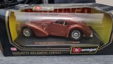 Burago bugatti atlantic for sale  WITNEY