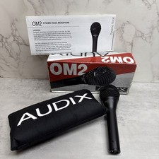 Microfone vocal Audix OM2 hipercardioide dinâmico portátil com caixa original comprar usado  Enviando para Brazil