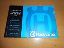 Husqvarna owners manual for sale  BRISTOL