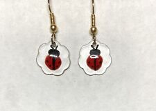 Red ladybug dangle for sale  Peru