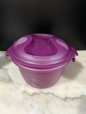 Conjunto de 3 peças de panela a vapor Tupperware microondas arroz roxo novo sem etiquetas comprar usado  Enviando para Brazil