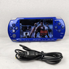 Sistema portátil Sony PSP 2001 Slim edição de lançamento - AZUL .. 32GB .. com jogos comprar usado  Enviando para Brazil
