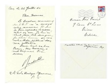 Lettre manuscrite gaston d'occasion  Paris XX