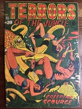 Terrors of the Jungle #20 1952 Star Comic Book pré-código terror L.B. Capa Cole comprar usado  Enviando para Brazil