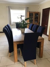 Velvet stretch dining for sale  WAKEFIELD