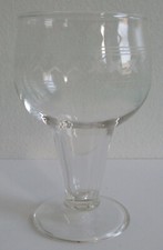 Usado, Taça de vidro rara vintage cerveja água cristal 5 1/2" veja padrão fosco close-up comprar usado  Enviando para Brazil