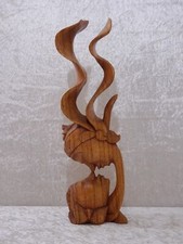 Holz figur liebespaar gebraucht kaufen  Halbe