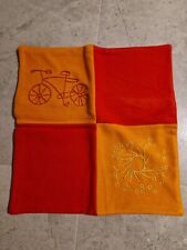Kissenbezug 50x50 rot gebraucht kaufen  Hennigsdorf