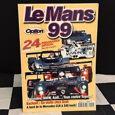 LE MANS 24 HORAS 1999 PROGRAMA DE CORRIDA ORIGINAL BMW V12 LMR TOYOTA GT-ONE AUDI R8R, usado comprar usado  Enviando para Brazil