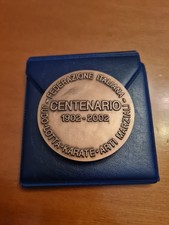 Medaglia centenario fijlkam usato  Roma