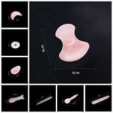1 pieza Masajeador Gua Sha Masajeador Ocular Cara Cuerpo Cara Cuarzo Rosa Pequeño Hongo Herramienta segunda mano  Embacar hacia Mexico