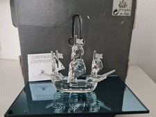 Galeone cristallo swarovski usato  Spedire a Italy