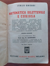 Matematica dilettevole curiosa usato  Palermo