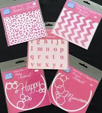 Stencils alphabet zigzag for sale  CUPAR