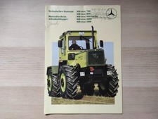 1987 MB-trac 700/800/900 turbo/1000/1100 Ciągnik na wszystkie koła [DE] - broszura na sprzedaż  PL