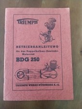 Triumph bdg 250 gebraucht kaufen  Sankt Augustin