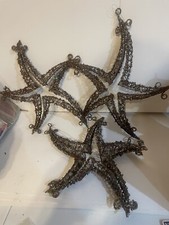 Decoração de praia náutica-(3) estrela peixe-com lantejoulas brilhantes 12”-banho/piscina/cerca arte comprar usado  Enviando para Brazil