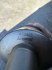 Akrapovic exhaust end for sale  DERBY