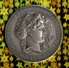 Medaille agricole argent d'occasion  Saint-Jean-d'Angély