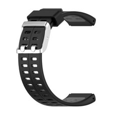 Pulseira de relógio de silicone para pulseira de substituição Polar V800 (preto cinza) comprar usado  Enviando para Brazil