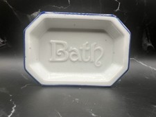Jabonera de colección japonesa de gres campo francés floral de porcelana para baño segunda mano  Embacar hacia Mexico