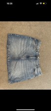 Denim blue skirt for sale  SPALDING