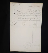 Louis roi manuscrit d'occasion  Paris I