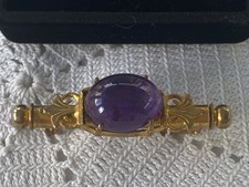 Antique amethyst cabochon for sale  UK