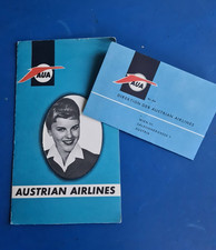 Folheto de transporte AUA COMERCIAL Austrian Airlines Apresentação comprar usado Folheto de transporte AUA COMERCIAL Austrian Airlines Apresentação comprar usado  Enviando para Brazil