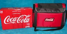 Usado, PERFEITO ESTADO - Latas grandes 24! Bolsa COCA COLA TÉRMICA Ombro Tote Isolada COOLER Preta+Vermelha comprar usado  Enviando para Brazil