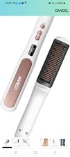 Nova escova reta aquecida cerâmica dupla Conair até 400F placa aquecida antiscald comprar usado  Enviando para Brazil