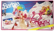 Barbie calèche traineau d'occasion  France