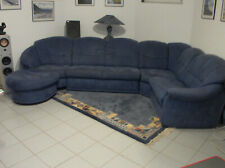 Wohnzimmer couchgarnitur blau gebraucht kaufen  Alpen