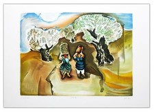 Nachum Gutman- Litografia Original "Olive Pickers" comprar usado  Enviando para Brazil