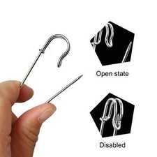 Silver safety pins for sale  ALLOA