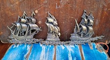 Tre placche ottone usato  San Giorgio a Cremano