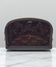 Bolsa cosmética autêntica Louis Vuitton monograma Vernis M91495 Amarante couro envernizado comprar usado  Enviando para Brazil