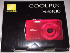 Câmera digital Nikon Coolpix S3300 vermelha na caixa AS-IS comprar usado Câmera digital Nikon Coolpix S3300 vermelha na caixa AS-IS comprar usado  Enviando para Brazil
