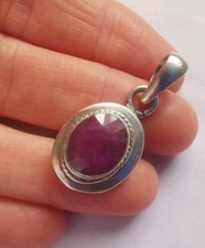 Sterling silver ruby for sale  LINCOLN