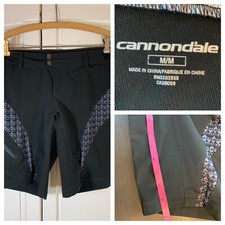 Pantalones Cortos de Ciclismo Cannondale Para Hombre Medianos Negros Gris Shell Athleisure Elastizados segunda mano  Embacar hacia Mexico