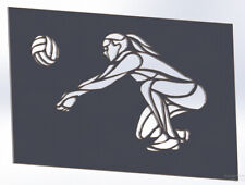 11 arquivos DXF CNC gcode industrial corte a laser plasma SPORT VOLEI Nr.0053 comprar usado  Enviando para Brazil