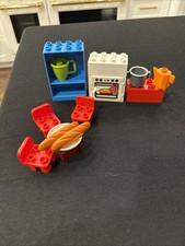 Lego Duplo Horno Olla Hervidor Pan Sillas Mesa Estante segunda mano  Embacar hacia Mexico