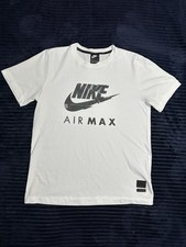 Camiseta Nike Air Max branca masculina tamanho G com logotipo no meio comprar usado  Enviando para Brazil