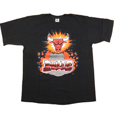 Camiseta masculina vintage Chicago Bulls GG anos 90 estampa gráfica grafite iniciante NBA comprar usado  Enviando para Brazil