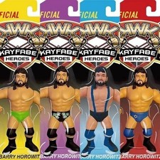 WWF/WWE Hasbro Style BARRY HOROWITZ (FULL SET OF 4)Kayfabe Heroes KWK Retro 2025 na sprzedaż  Wysyłka do Poland