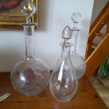 Carafes anciennes verre d'occasion  Évreux